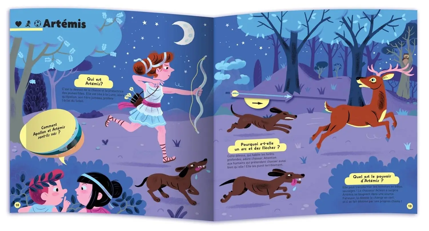 Le grand Kididoc de la mythologie - Livre Pop-up - Dès 5 ans - Livre documentaire - 9782092571101 - page-interieure2