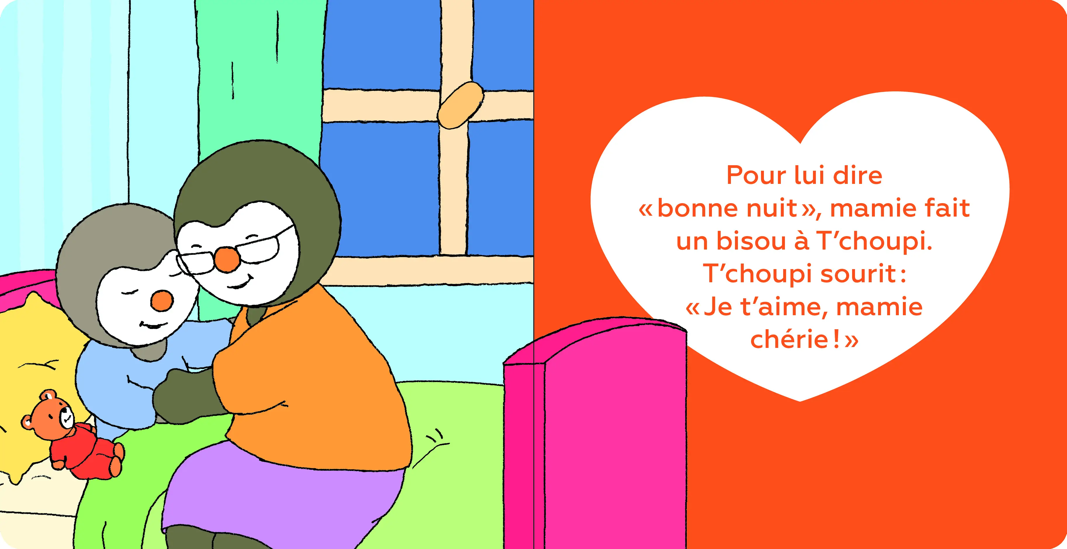 T'choupi aime mamie - Dès 2 ans - Livre d'éveil - 9782092589618 - page-interieure2