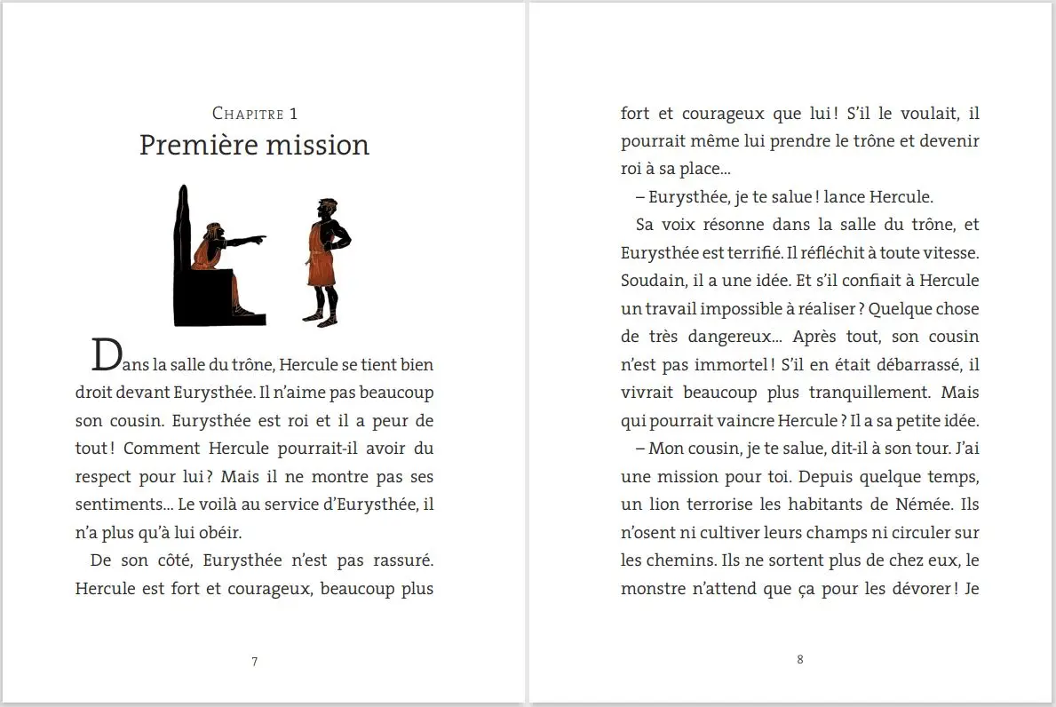 Hercule et le lion de Némée - Roman mythologie - Dès 7 ans - Roman - 9782092589656 - page-intérieure2