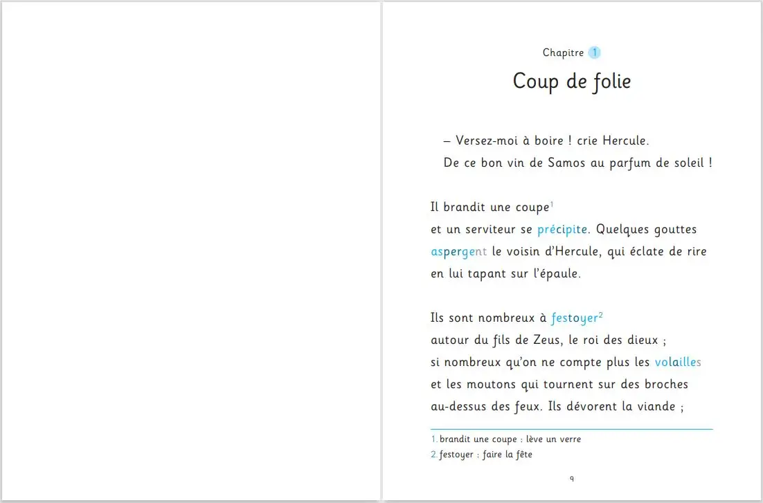 Les douze travaux d'Hercule - adapté aux enfants DYS ou dyslexiques - Dès 9 ans - Roman - 9782092590867 - page-intérieure2