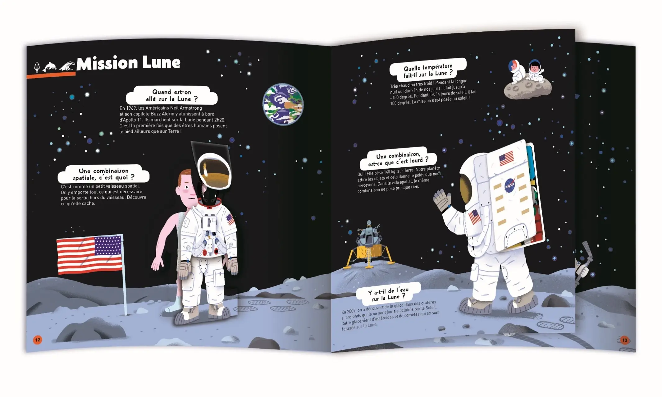 Le grand Kididoc de l'espace - Grand livre pop-up - dès 5 ans - Livre documentaire - 9782092591857 - page intérieure2