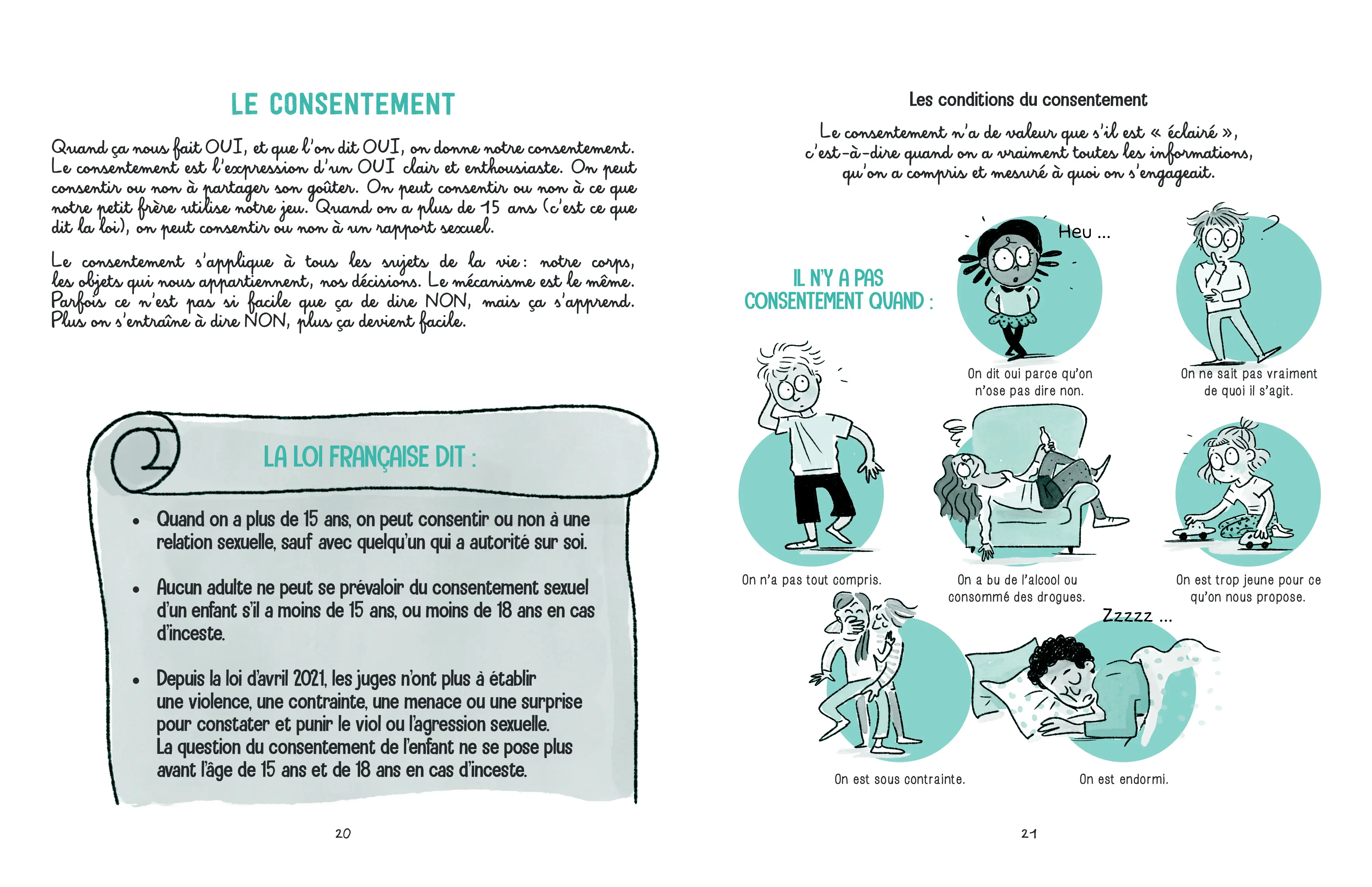 Mon corps m'appartient - Respect, intimité, consentement, parlons-en - Dès 7 ans - Livre documentaire - 9782092791585 - page-intérieure2