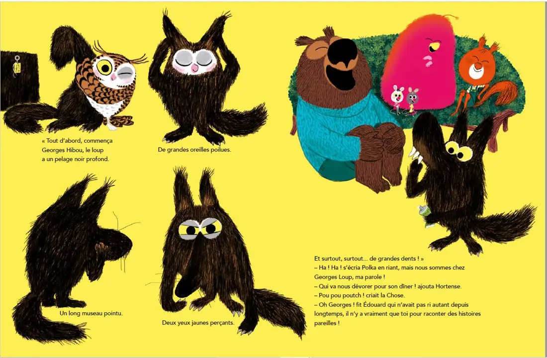 Edmond et ses amis : Georges loup - une histoire qui fait (presque) peur pour les enfants dès 4 ans  - Album(s) - 9782095001322 - page-intérieure2