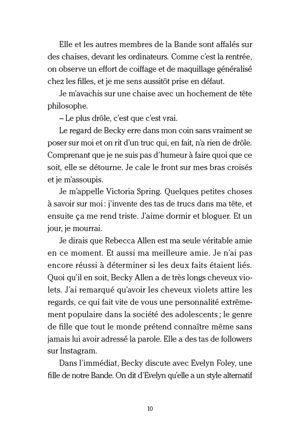 L'année solitaire - Edition française - On attend tous que quelque chose change... Alice Oseman - Roman - 9782095003128 - page-intérieure2