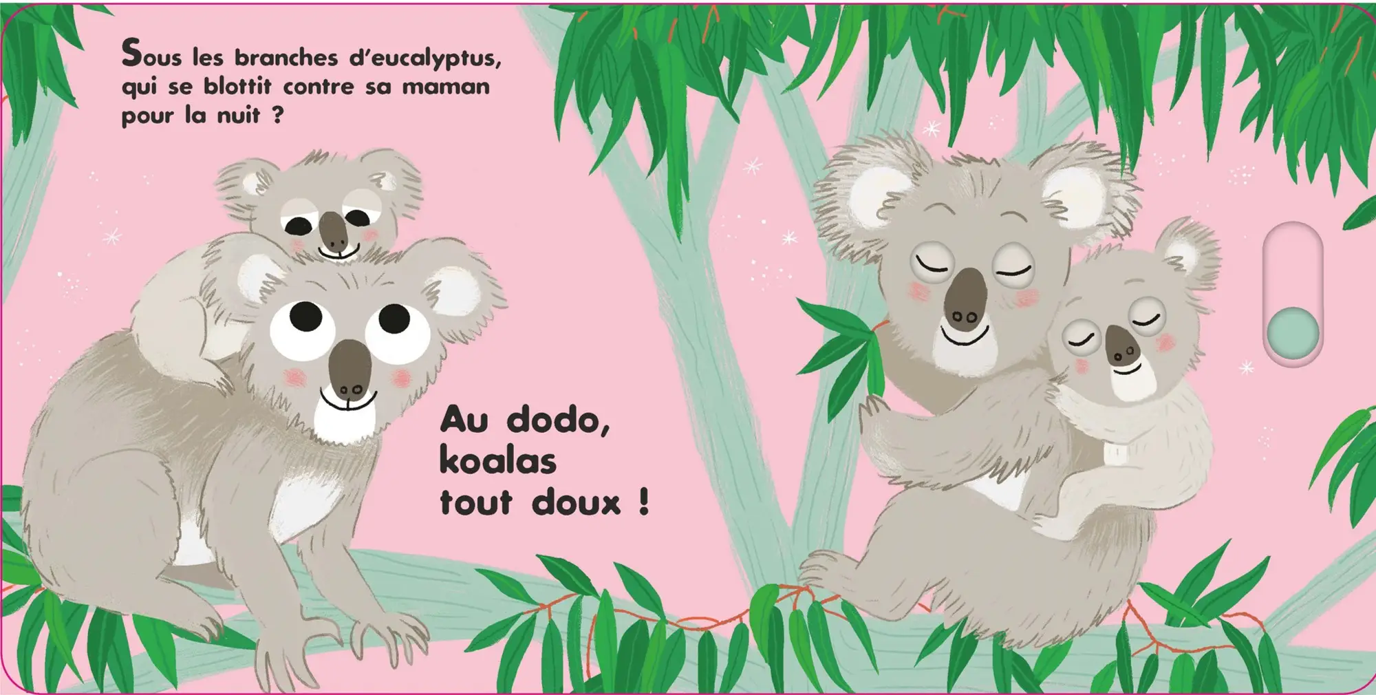 Au dodo - les amis autour du monde - Livre animé Dès 6 mois - Pour accompagner le rituel du coucher des bébés - Livre d'éveil - 9782095013639 - page-interieure2