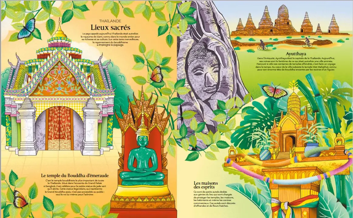 Au pays des rizières - Un grand album pour découvrir l'Asie du Sud-Est - Dès 7 ans - Livre documentaire - 9782095015367 - page-interieure2