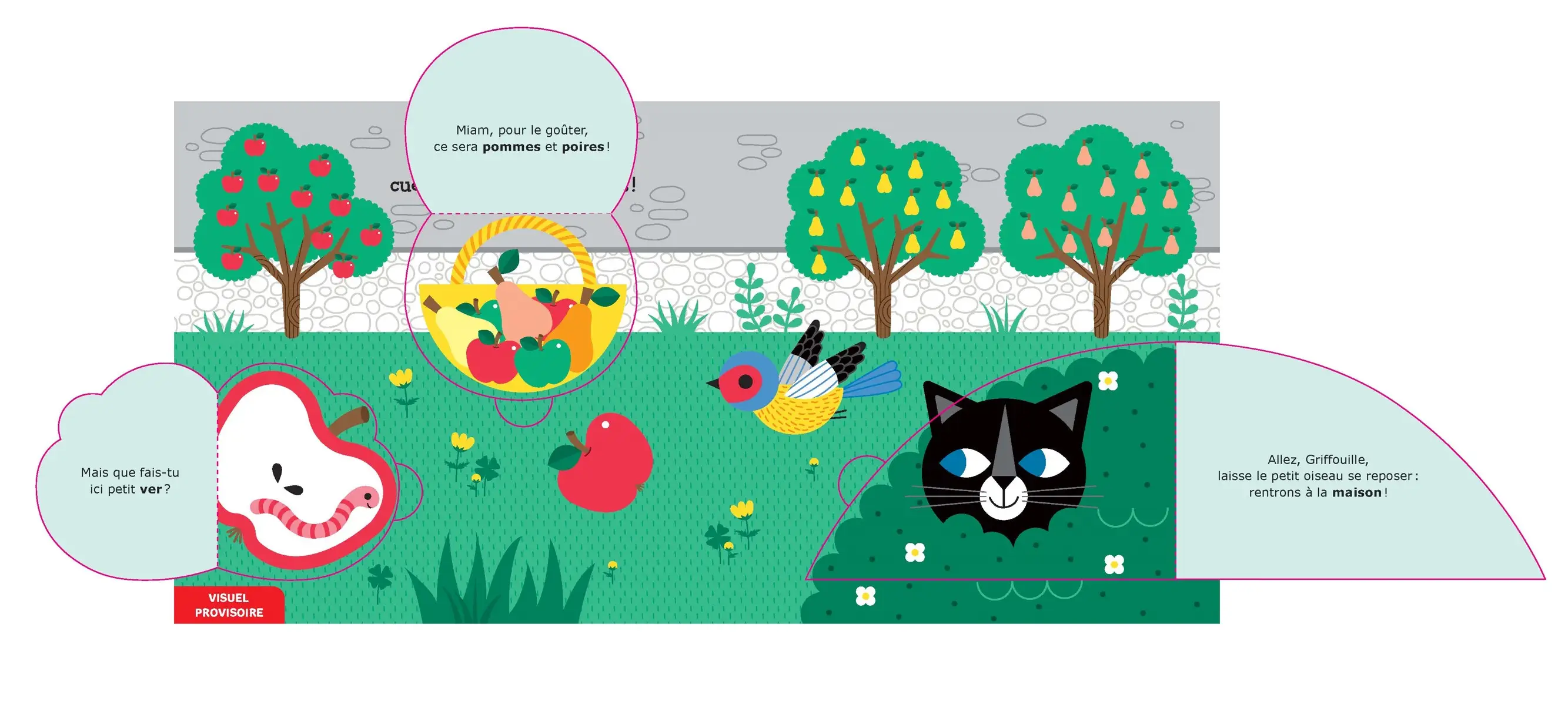 J'explore le jardin - Livre d'éveil à Flaps - Dès 18 mois - Livre d'éveil - 9782095016166 - page-intérieure2