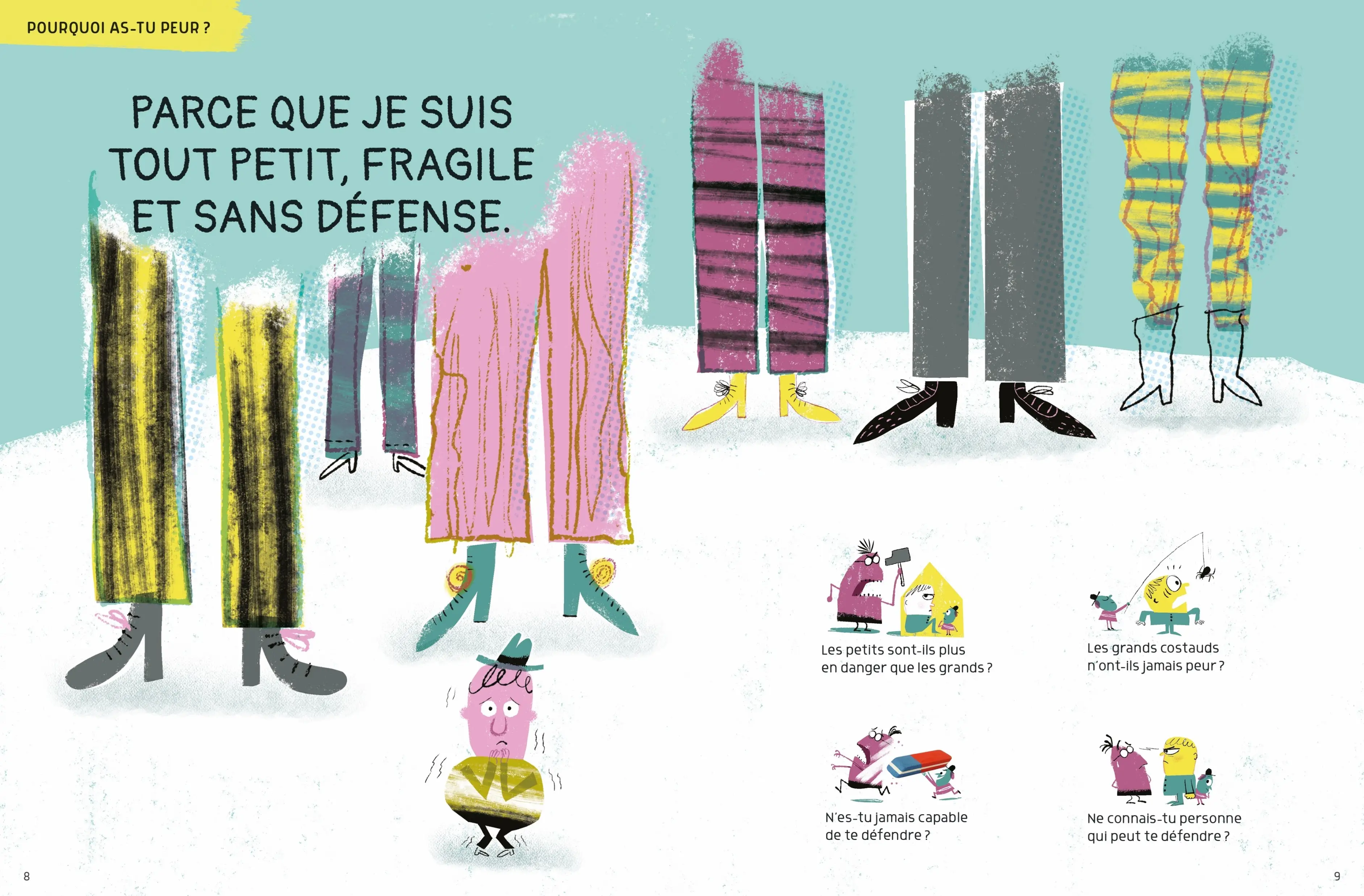 C'est quoi la peur ? - La philosophie au secours des émotions - Philo z'enfants pour les 7-10 ans - Album(s) - 9782095016395 - page-intérieure2