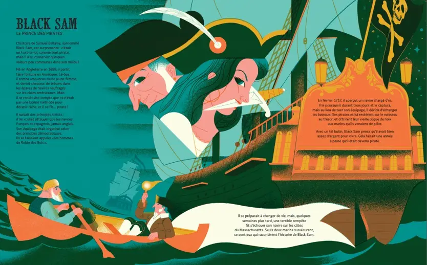 Pirates - Livre documentaire - Dès 7 ans  - Livre documentaire - 9782095027667 - page-intérieure2