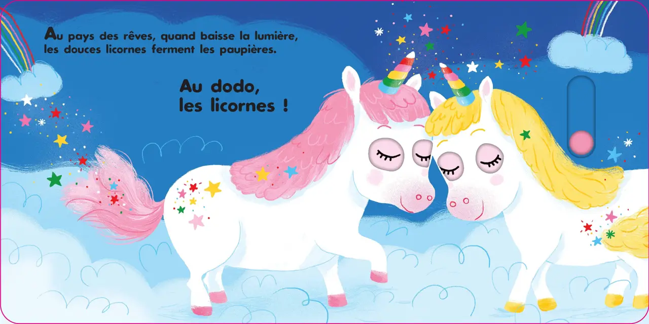 Au dodo - les amis imaginaires - Livre animé dès 6 mois - Pour accompagner le rituel du coucher des bébés - Livre d'éveil - 9782095028497 - page-intérieure2