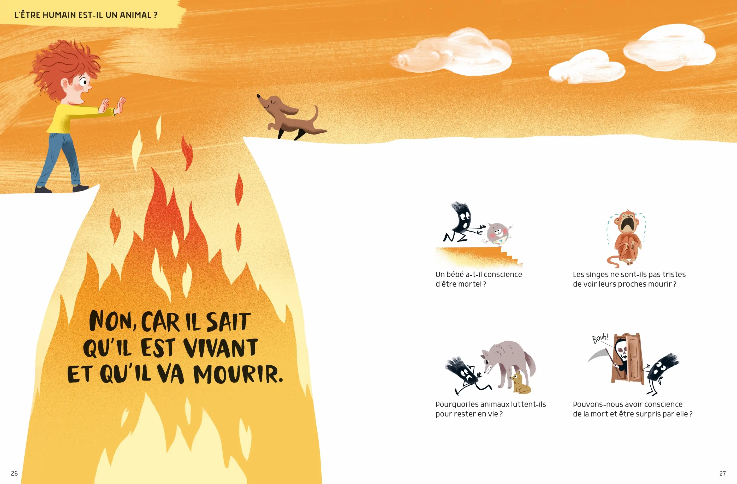 Philo z'enfants - C'est quoi la nature ? les grandes questions trouvent leurs réponses - dès 7 ans  - Album(s) - 9782095028770 - page-intérieure2
