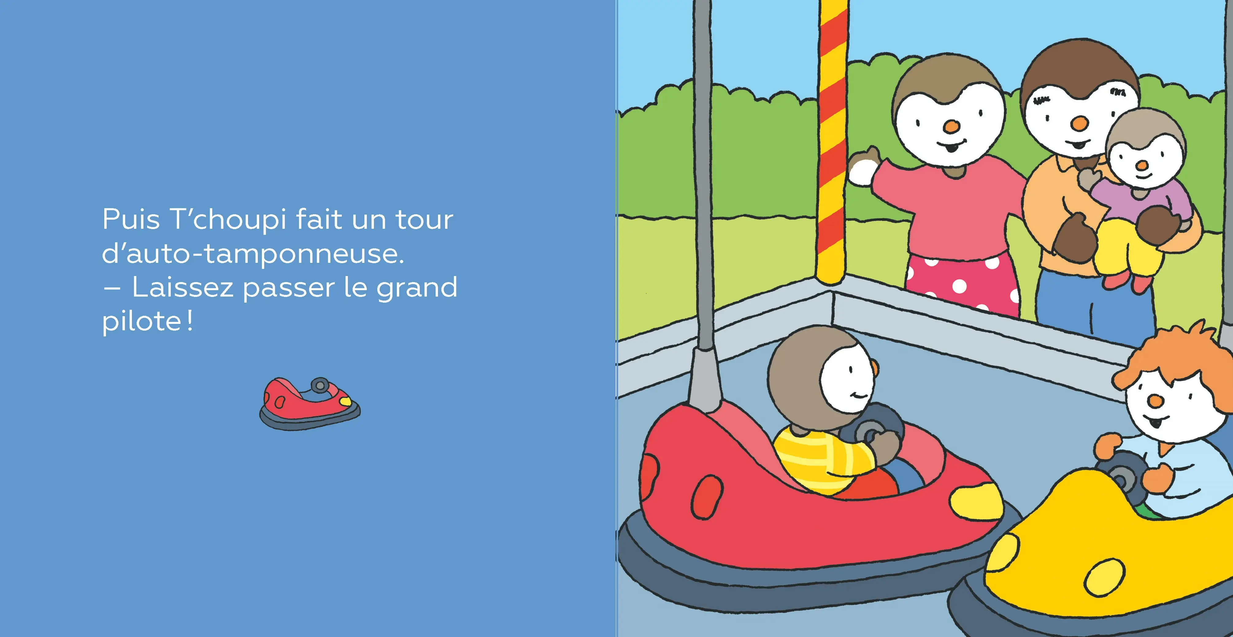 T'choupi à la fête foraine - un album à lire et à écouter - dès 2 ans - Album(s) - 9782095029302 - page-interieure2
