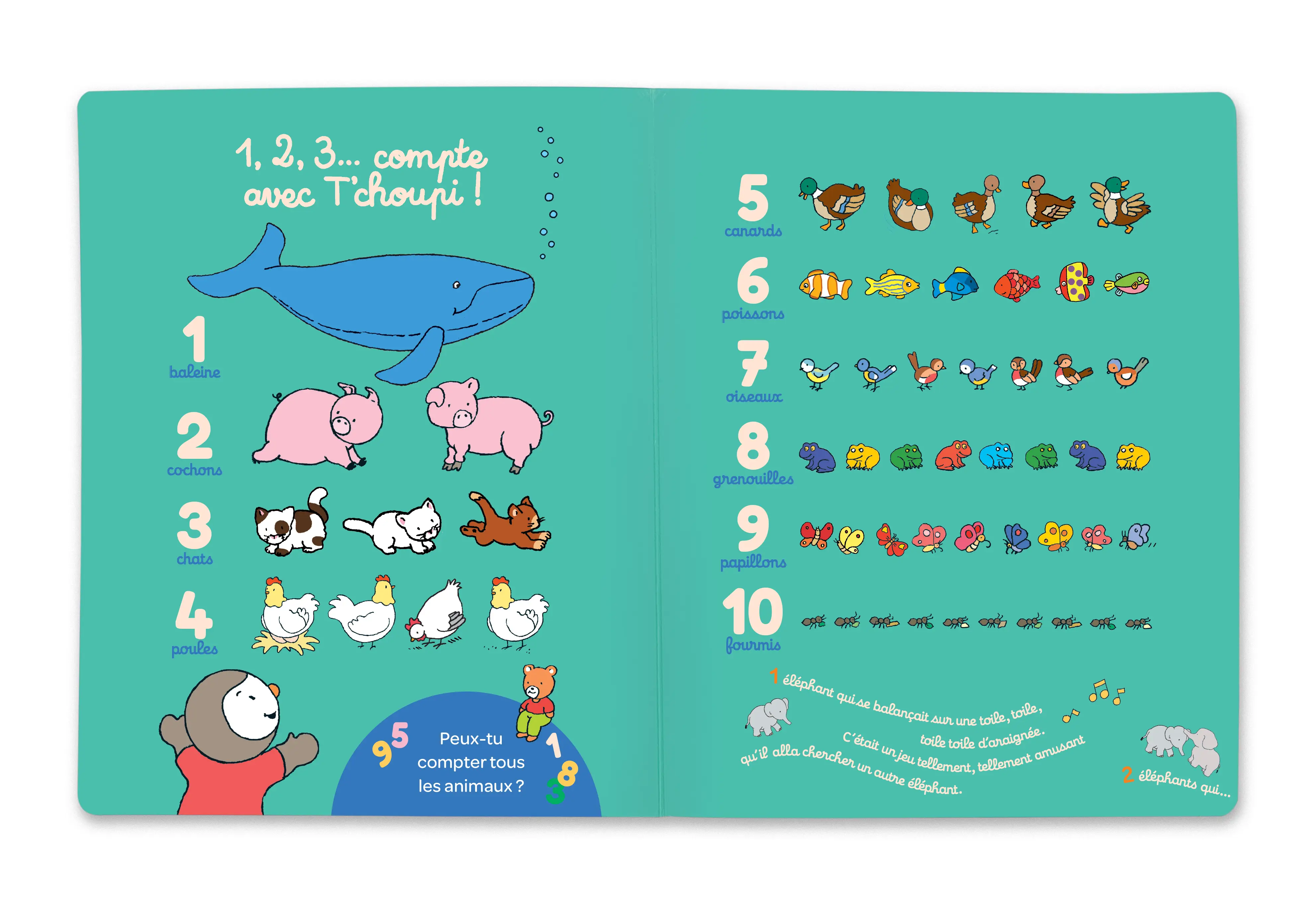 La petite école de T'choupi - Livre à flaps pour découvrir tout ce que l'on apprend en maternelle - dès 2 ans - Livre d'éveil - 9782095029456 - page-interieure2