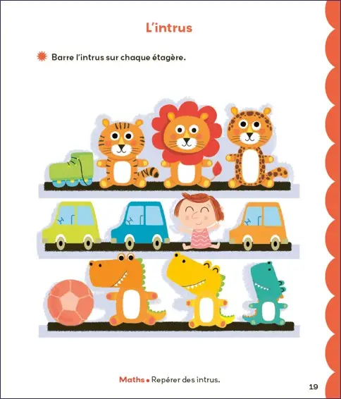 Coloriages malins - Lecture et Maths - Petite Section (PS) - Cahier d'activités - 9782095029975 - page-intérieure2