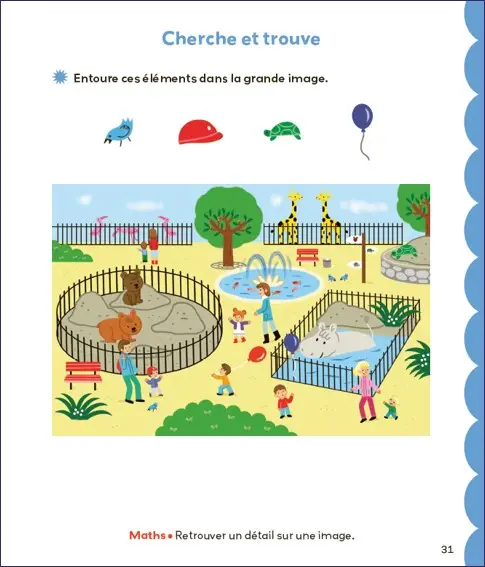 Coloriages malins - Lecture et Maths - Moyenne Section (MS) - Cahier d'activités - 9782095029982 - page-intérieure2