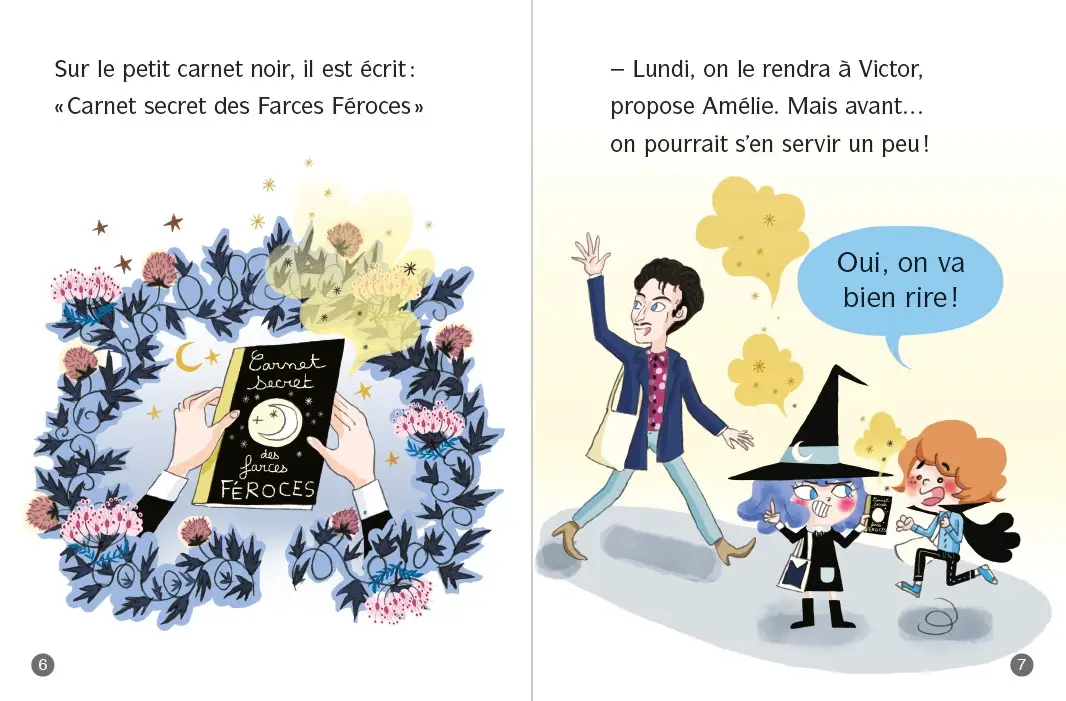 Amélie Maléfice - Les farces féroces - Lune Bleue Dès 6 ans - Roman - 9782095031039 - page-interieure2