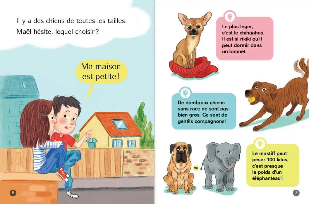 Les docs de Lou, tout sur les chiens - Lune Bleue - Dès 6 ans - Roman - 9782095031138 - page-interieure2