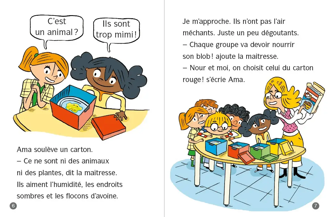 Frissons au CP - Le grand méchant blob ! - Lune Bleue Dès 6 ans - Roman - 9782095031152 - page-interieure2