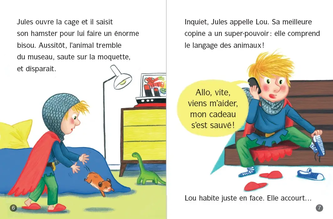 Les animaux de Lou - Tu es super, petit hamster ! - Lune Bleue Dès 6 ans - édition numérique - Roman - 9782095031381 - page-interieure2