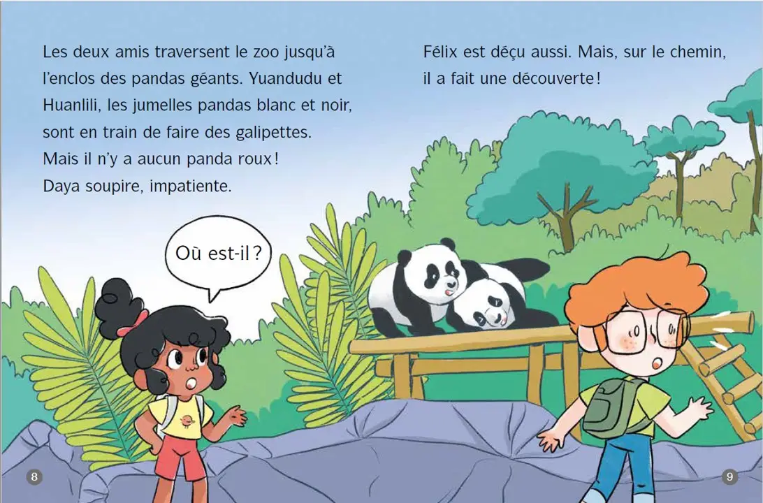 Les amis du zoo Beauval - Le mystère du panda roux - Dès 6 ans - Lune Bleue - Roman - 9782095034054 - page-interieure2