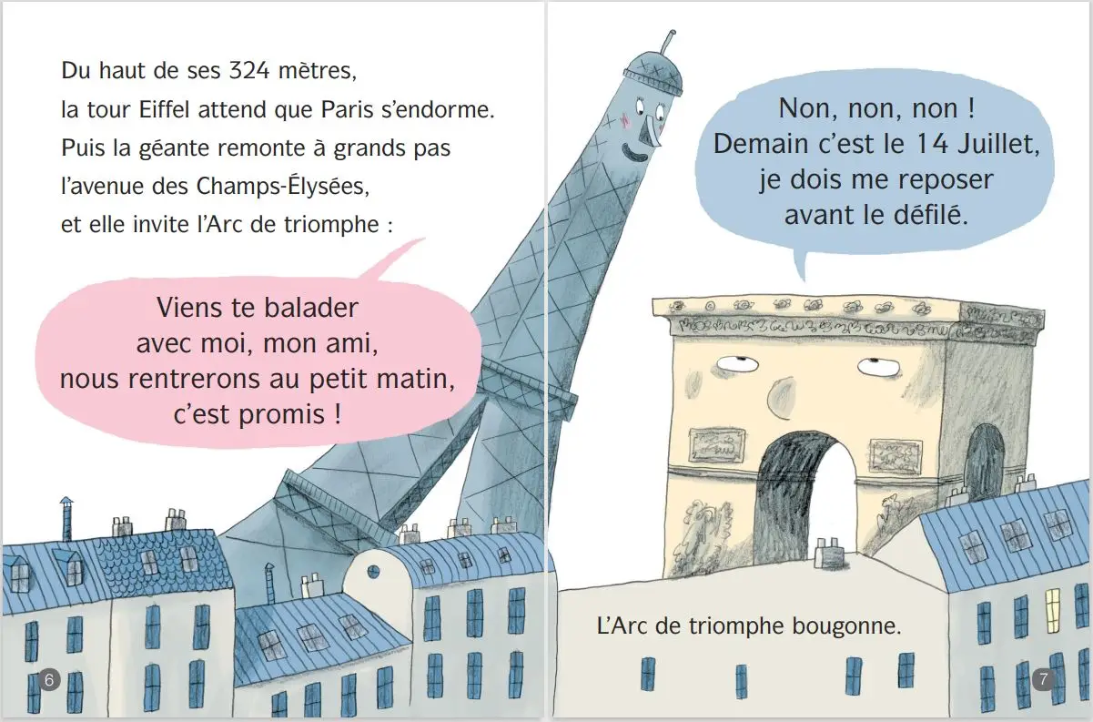 La Tour Eiffel a des ailes ! Lune Bleue Dès 6 ans - Roman - 9782095034214 - page-intérieure2