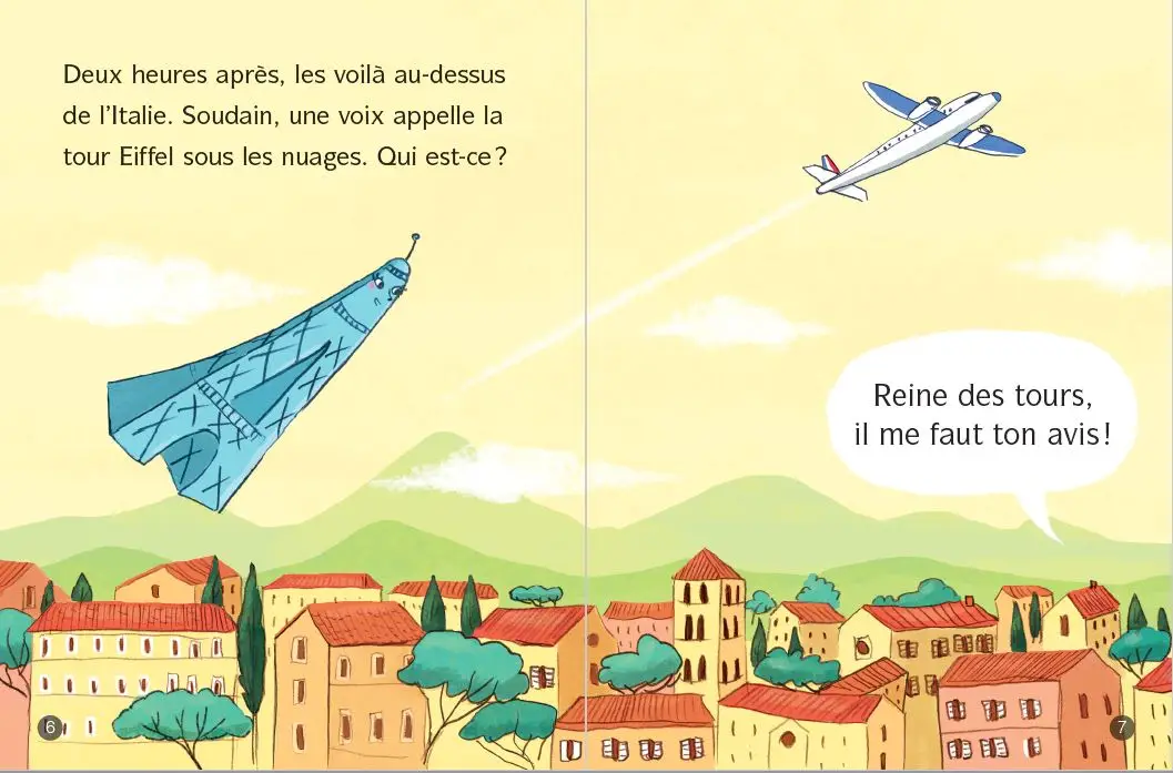 La tour Eiffel en Italie - Lune Bleue roman Dès 6 ans - Roman - 9782095034252 - page-interieure2