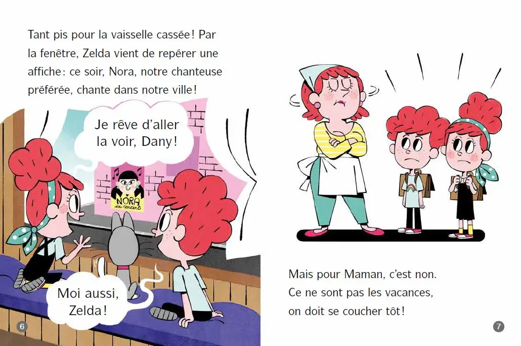 La famille Clafoutis - Pas de blinis pour le chaton !  Lune bleue Dès 6 ans - Roman - 9782095034344 - page-interieure2