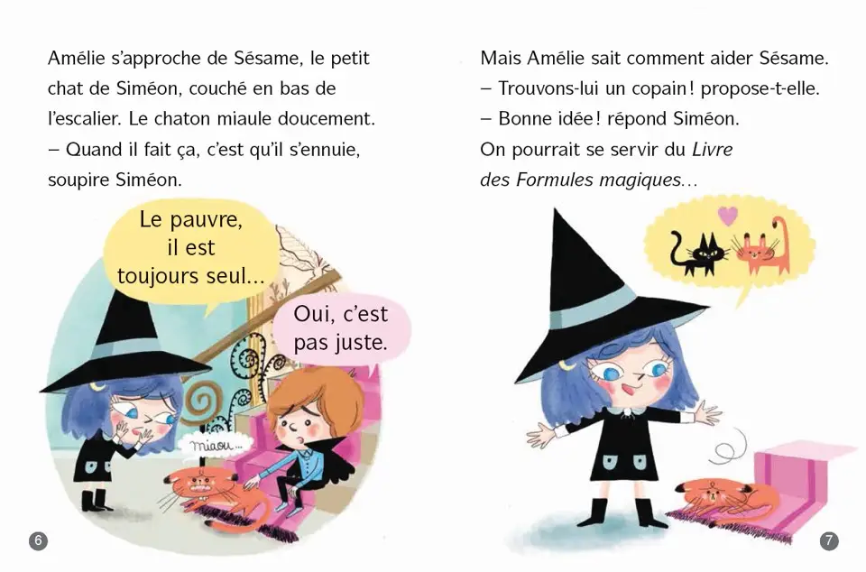 Amélie Maléfice, le livre des formules magiques - Lune Bleue - Dès 6 ans - Roman - 9782095039820 - page-interieure2