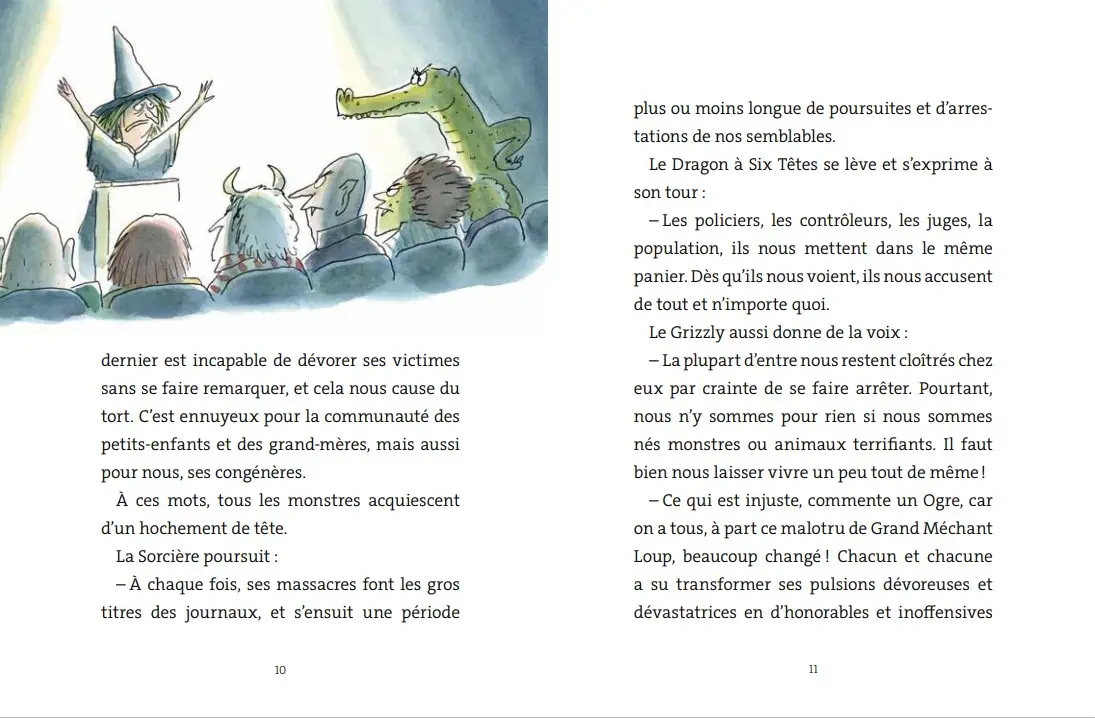 Le problème avec le grand méchant loup - Quand un loup hyperactif rencontre le patinage artistique - Etoile filante - dès 7 ans - Roman - 9782095042950 - page-interieure2