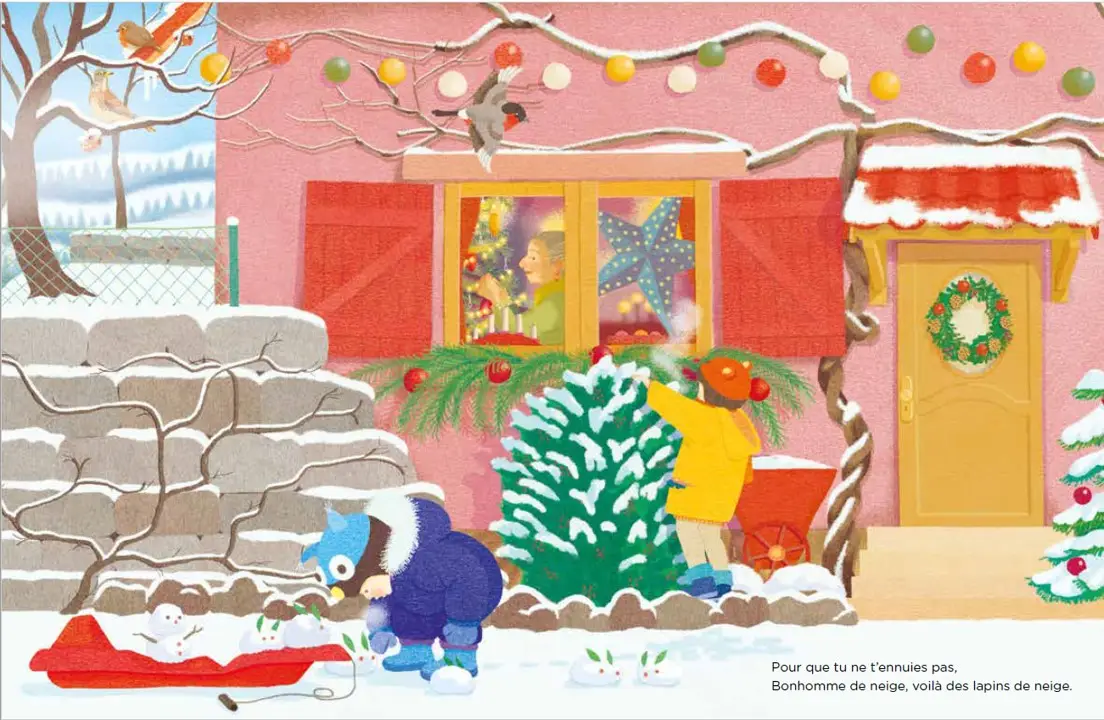 Hiver - Une promenade poétique dans la nature - dès 2 ans - Livre d'éveil - 9782095043841 - page-interieure2