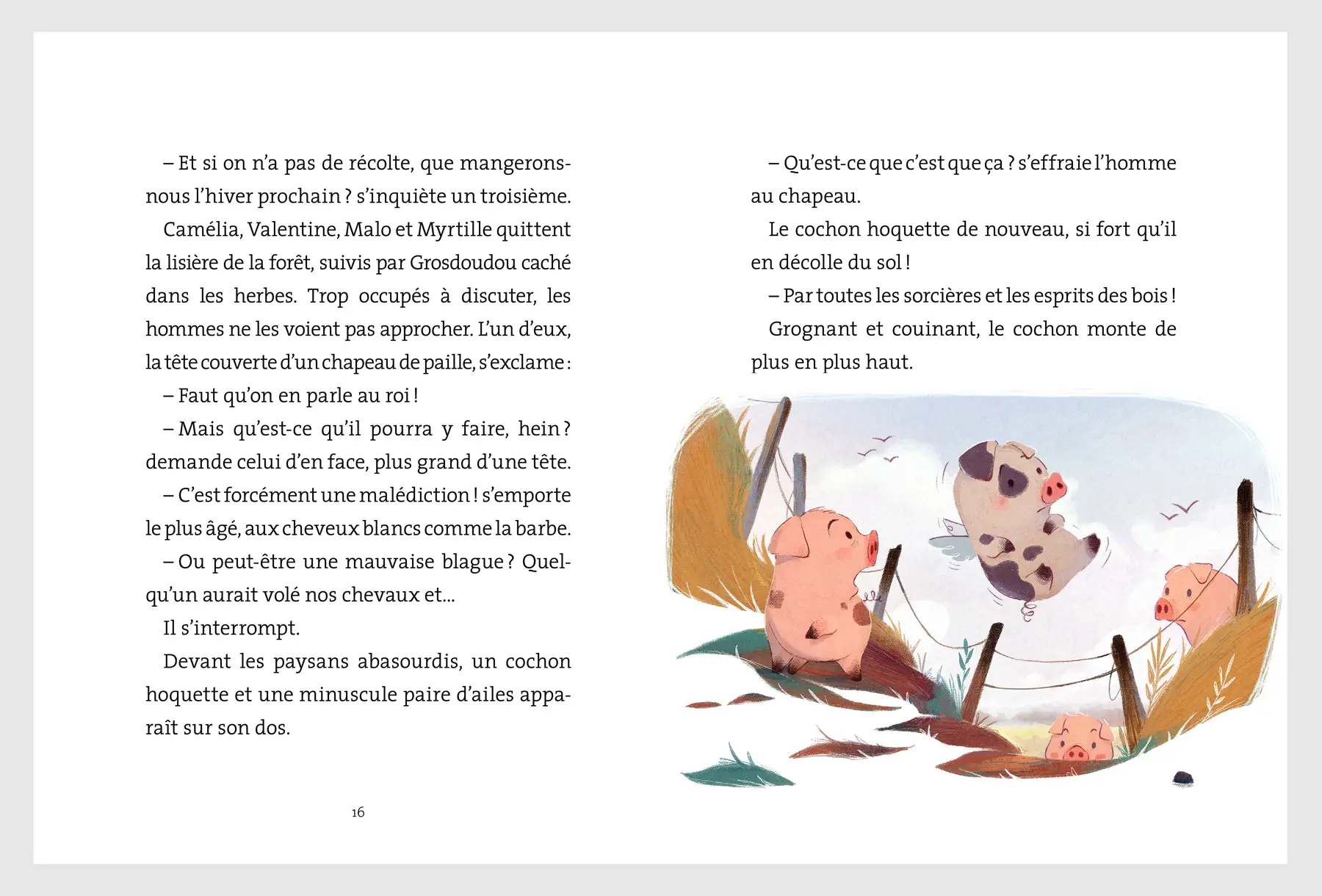 Le clan du chaudron : La malédiction des cochons volants - Premiers romans de fantasy dès 7 ans - Roman - 9782095049164 - page-intérieure2