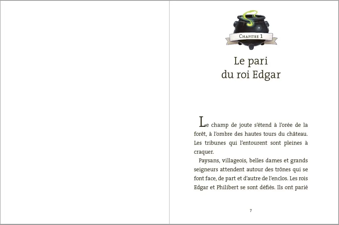 Le clan du chaudron : La chevalière des Marais puants - La quête héroïque d'une fille déterminée - Etoile filante - Dès 7 ans - Roman - 9782095049218 - page-interieure2