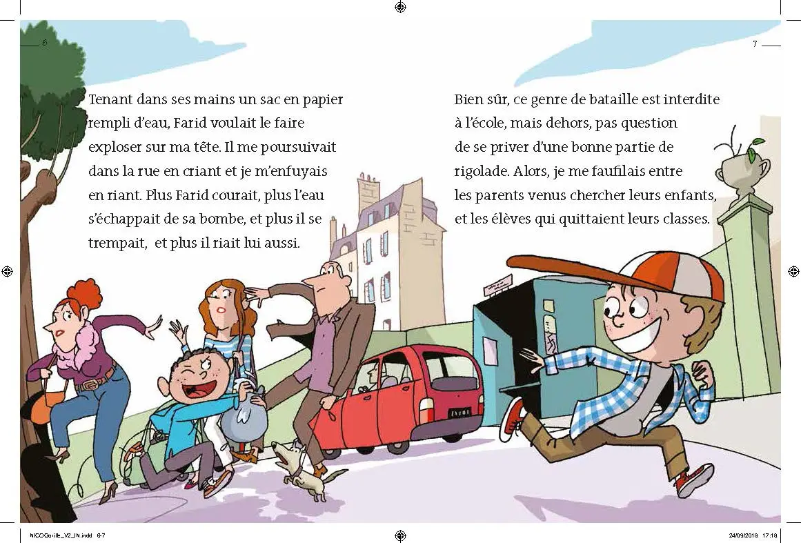 Nico : Attention, gorille ! - Etoile Filante - Dès 7 ans - Roman - 9782095066185 - page-interieure2