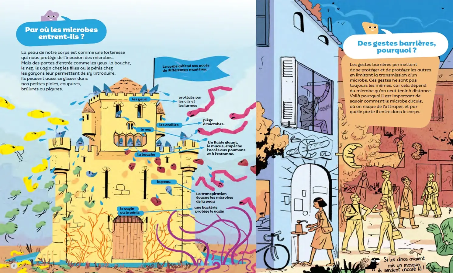 Planète microbes -  Questions/Réponses - doc dès 7 ans - Livre documentaire - 9782092490914 - page-interieure3