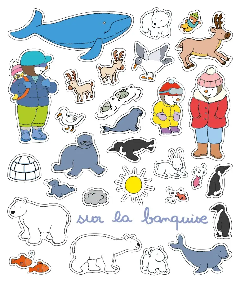 T'choupi - Grand cahier d'autocollants - Les animaux - Dès 2 ans - Cahier d'activités - 9782092491003 - page intérieure3