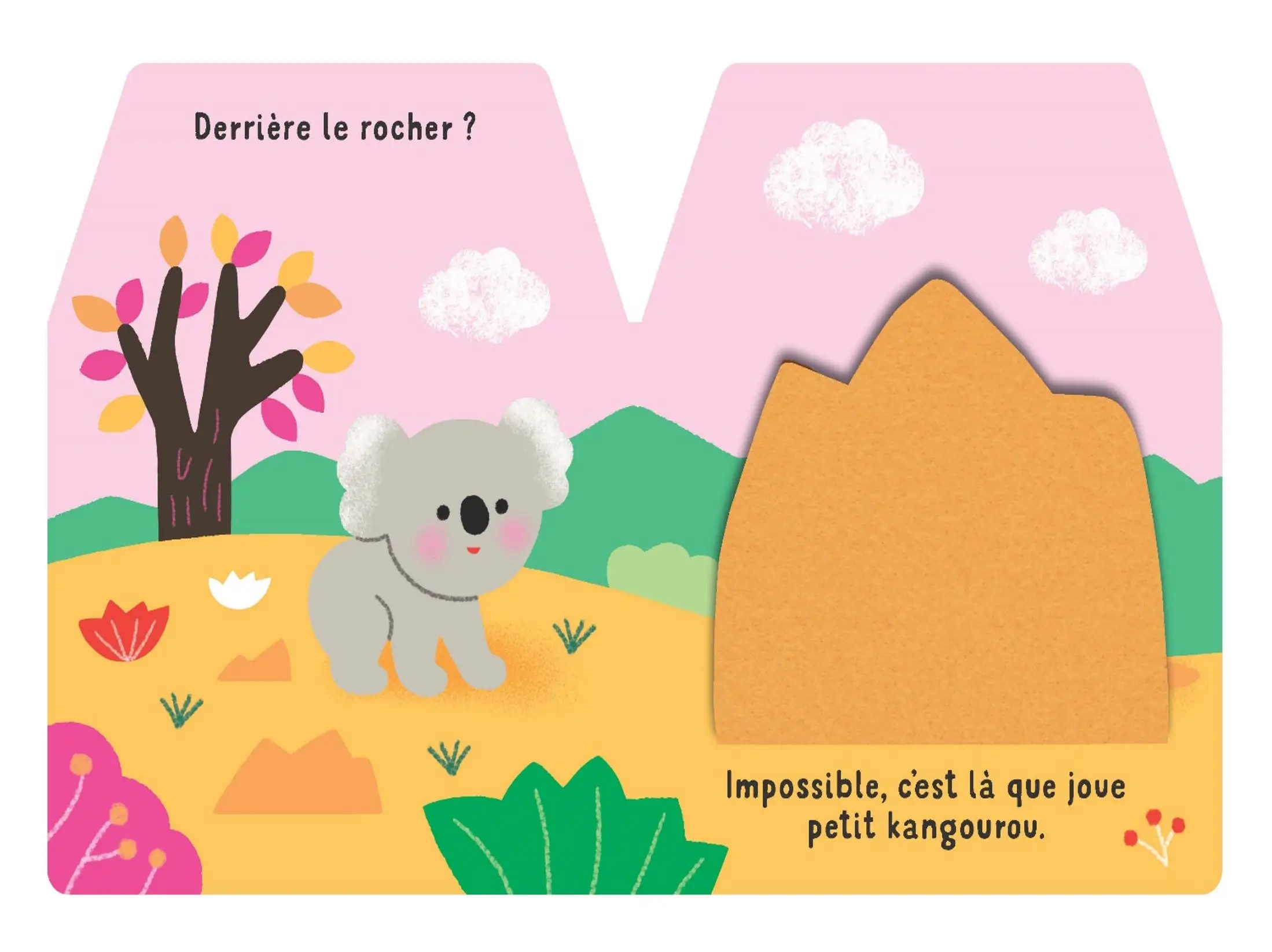 Cache-cache petit  koala  - Livre matière - éveil -  Dès 6 mois - Livre d'éveil - 9782092491614 - page intérieure3