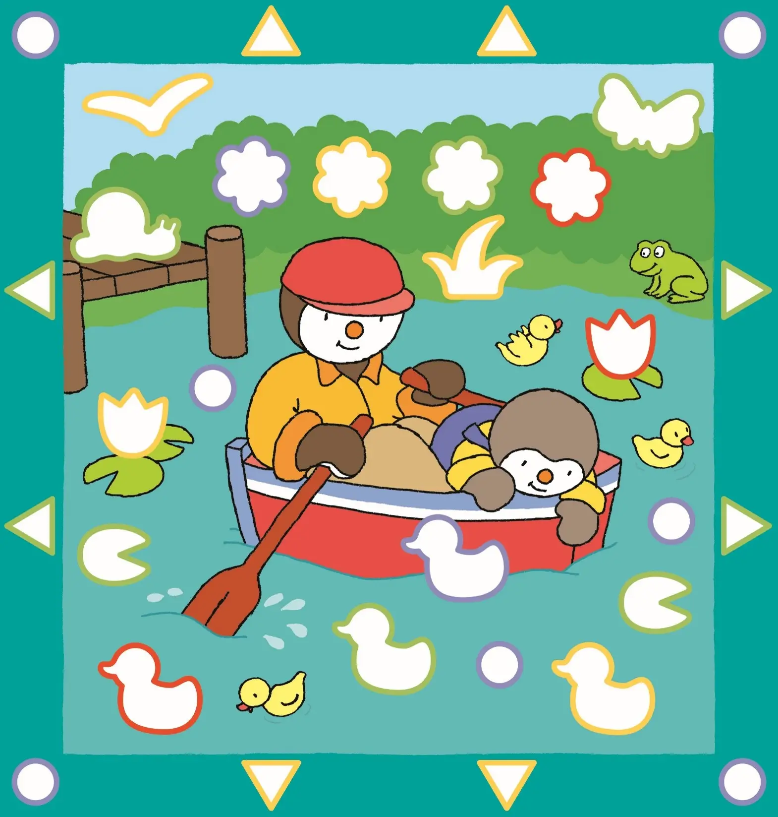 Les mercredis de T'choupi - Stickers mousse de la forêt - Dès 2 ans  - Cahier d'activités - 9782092493137 - page intérieure3