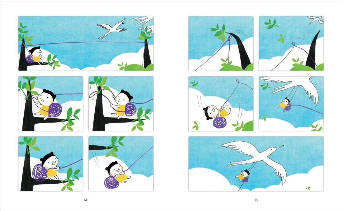 Le fil - MINI BULLES - BD - Dès 3 ans  - BD - 9782092494592 - page-interieure3