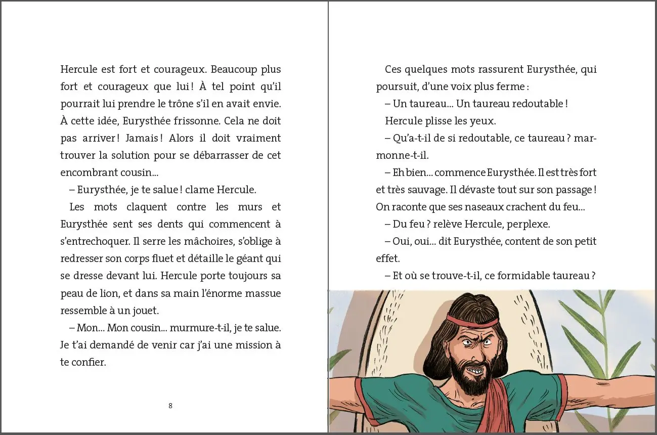 Hercule et le taureau de Crète - Roman Mythologie - Dès 7 ans - Roman - 9782092494790 - page-interieure3
