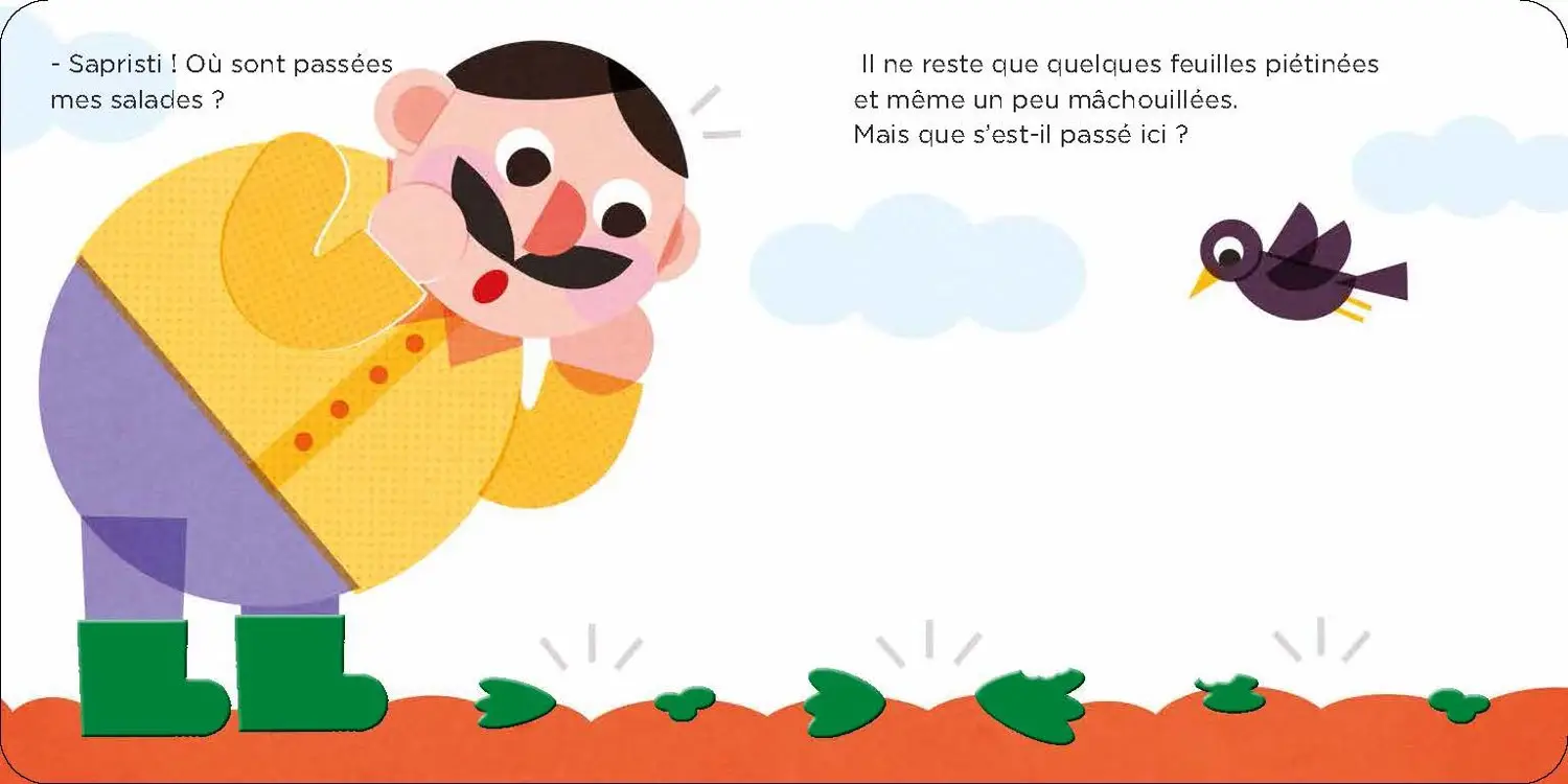 L'enquête de monsieur Monsieur  - Livre à toucher - Dès 2 ans - Album(s) - 9782092495148 - page-interieure3