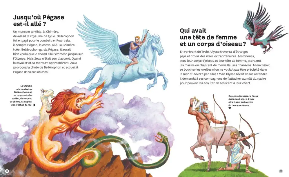 La mythologie grecque - Questions/Réponses - doc dès 7 ans - Livre documentaire - 9782092495513 - page-interieure3