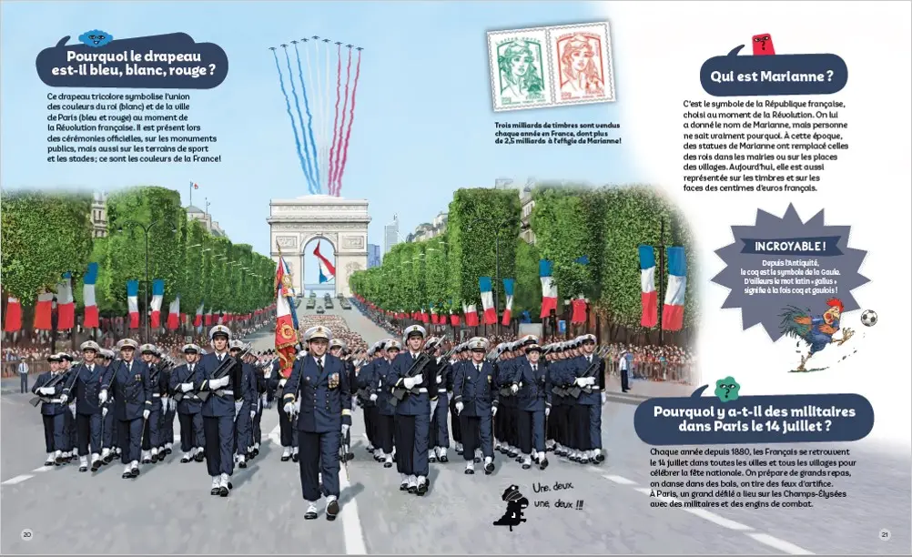 La France - Questions/Réponses - doc dès 7 ans - Livre documentaire - 9782092495636 - page-interieure3