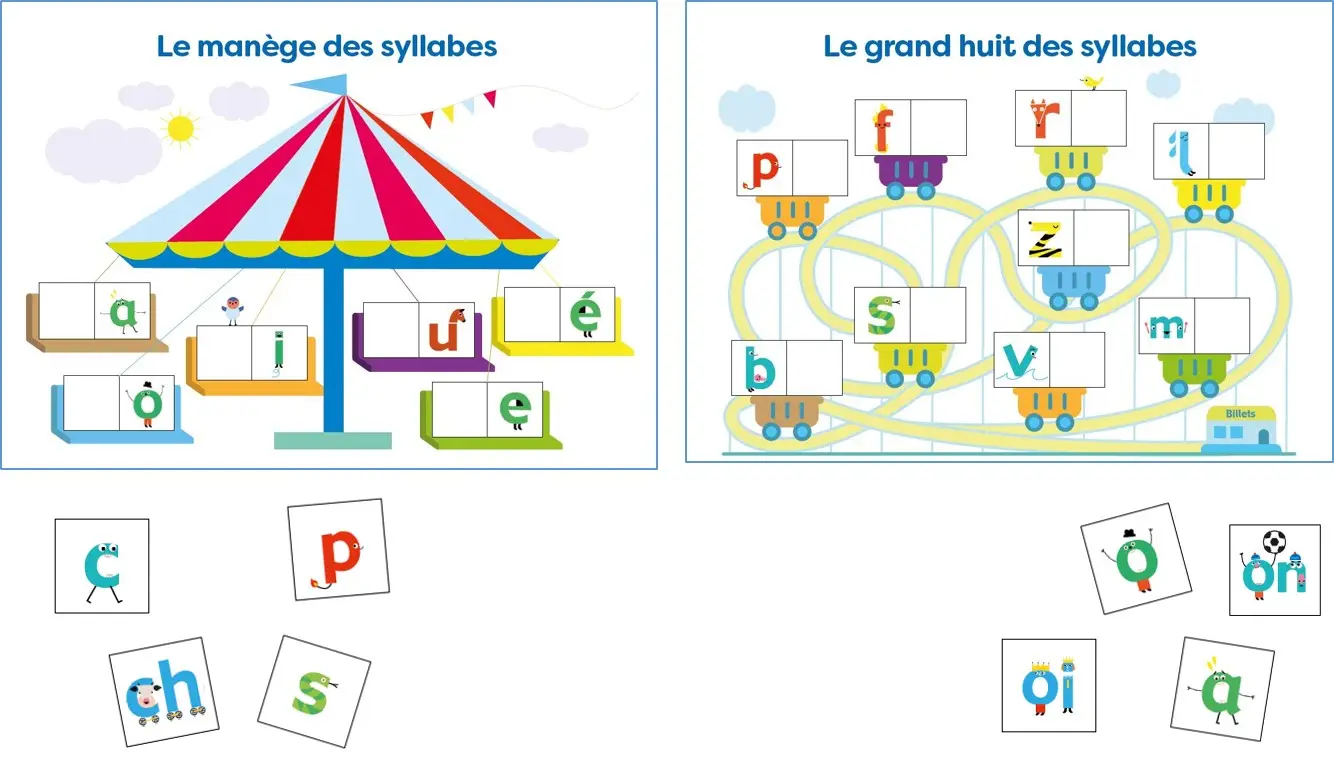 J'apprends à lire en manipulant - 3-6 ans - Méthode syllabique et sensorielle pour tous les enfants - Coffret - 9782092496510 - page-interieure3