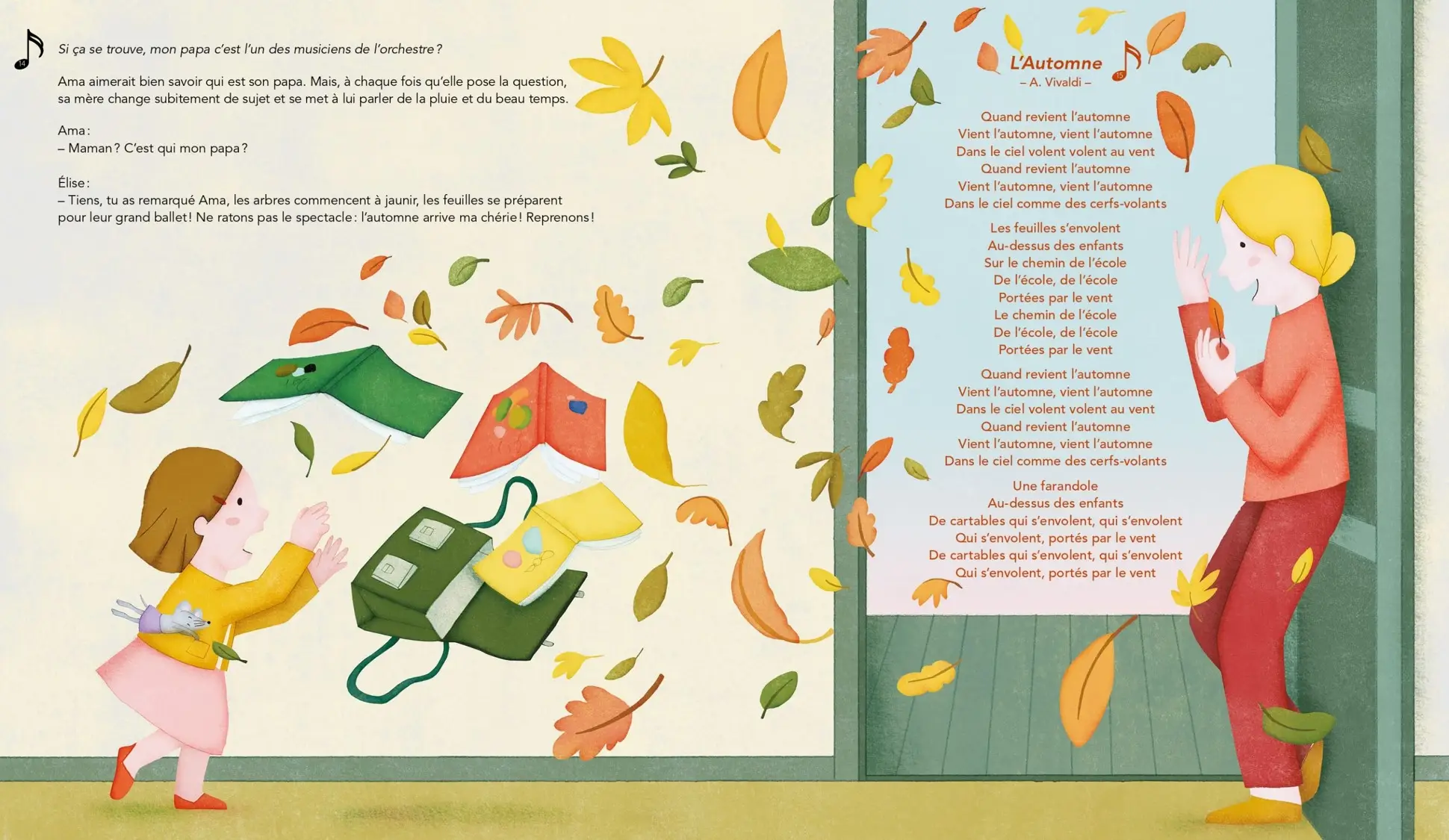 L'enfant de l'orchestre - Livre-CD - Le livre du spectacle musical de Radio Classique - Dès 4 ans - Album(s) - 9782092497432 - page-interieure3