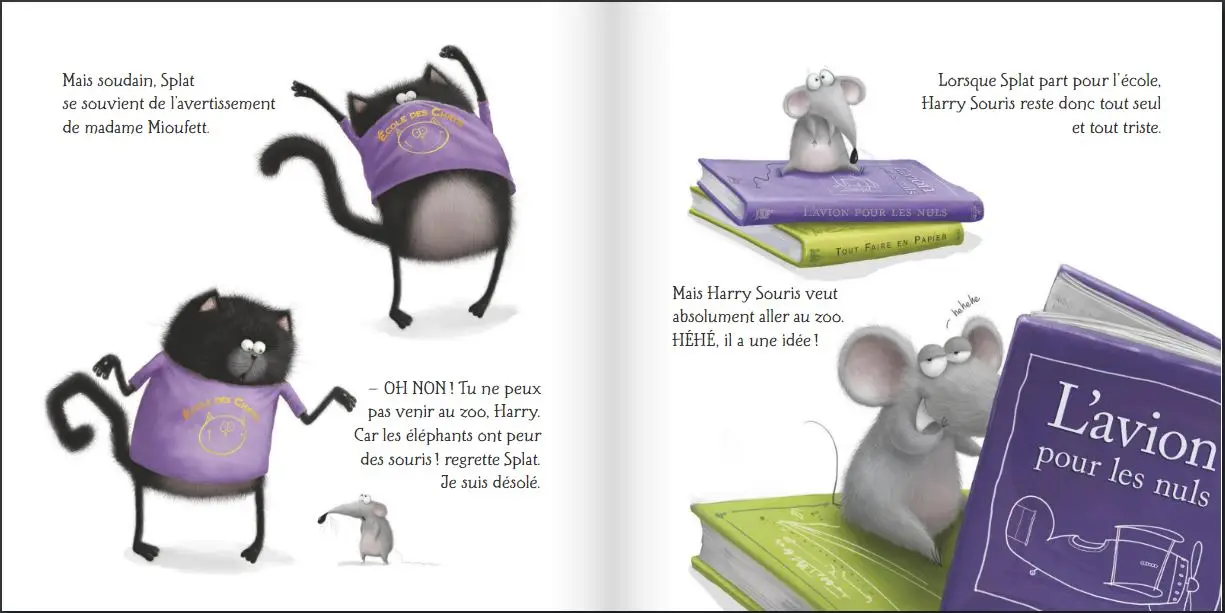 Splat et la sortie de classe - Album dès 4 ans - Album(s) - 9782092552605 - page-interieure3