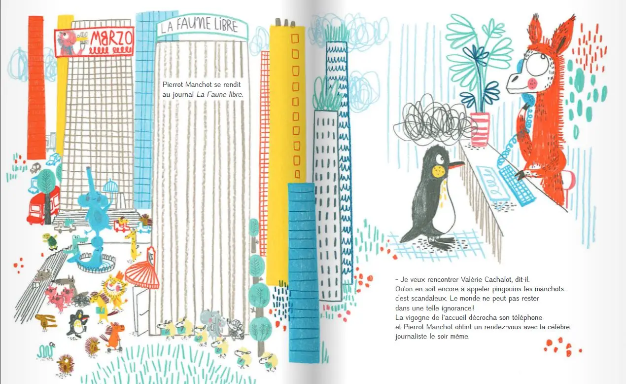 Le manchot qui en avait marre d'être pris pour un pingouin - Un livre drôle pour apprendre à différencier les animaux - Dès 3 ans  - Album(s) - 9782092563991 - page-interieure3