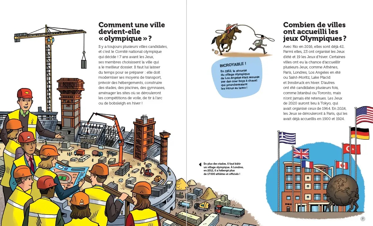Les Jeux Olympiques - Questions/Réponses - Pour tout savoir sur l'Histoire et le déroulé des Jeux Olympiques - Pour les enfants à partir de 7 ans - Livre documentaire - 9782092564042 - page-interieure3