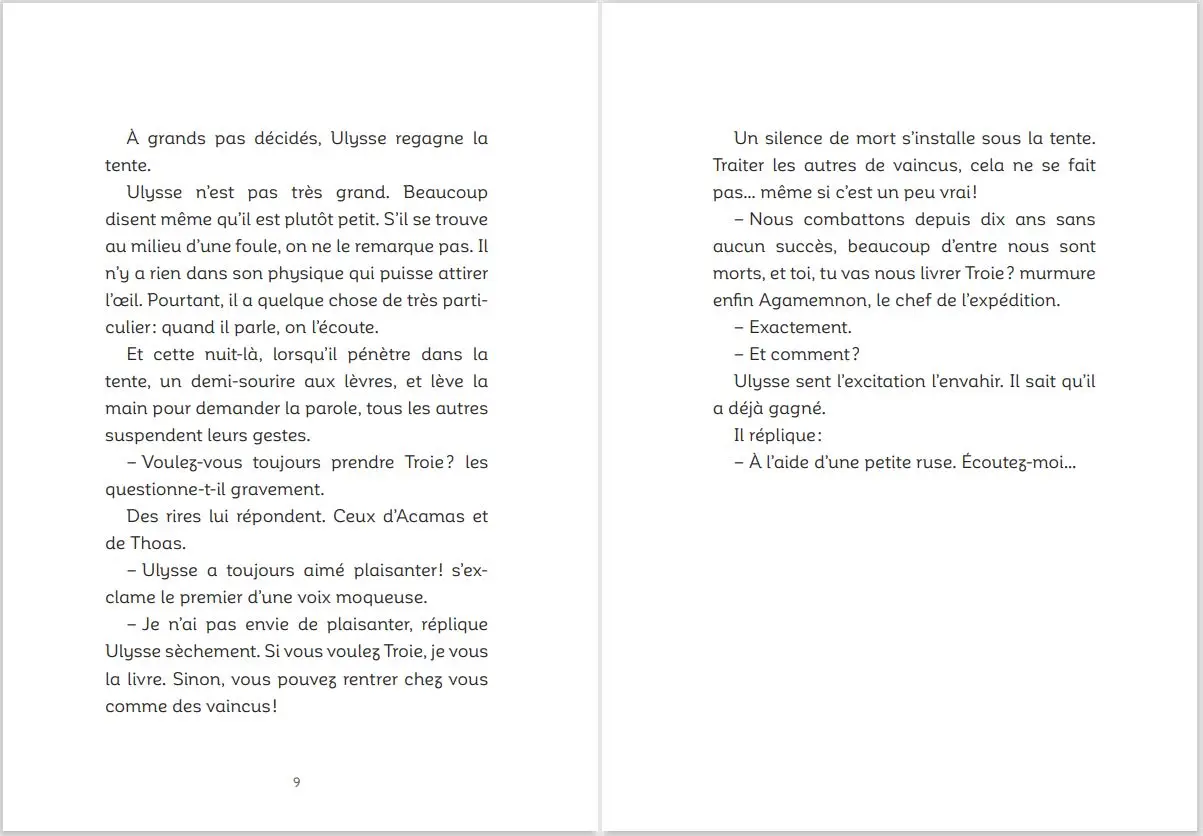 Dans le ventre du cheval de Troie -  Petites histoires de la Mythologie - Dès 9 ans - Roman - 9782092588963 - page-intérieure3