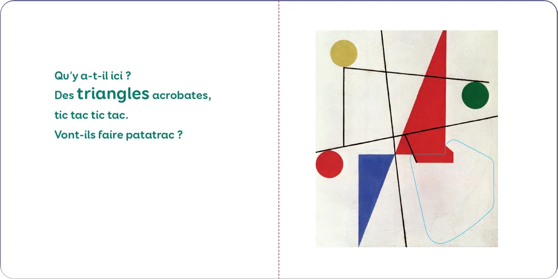 Les formes - Tralal'Art - Dès 2 ans - Livre d'éveil - 9782092589595 - page-interieure3