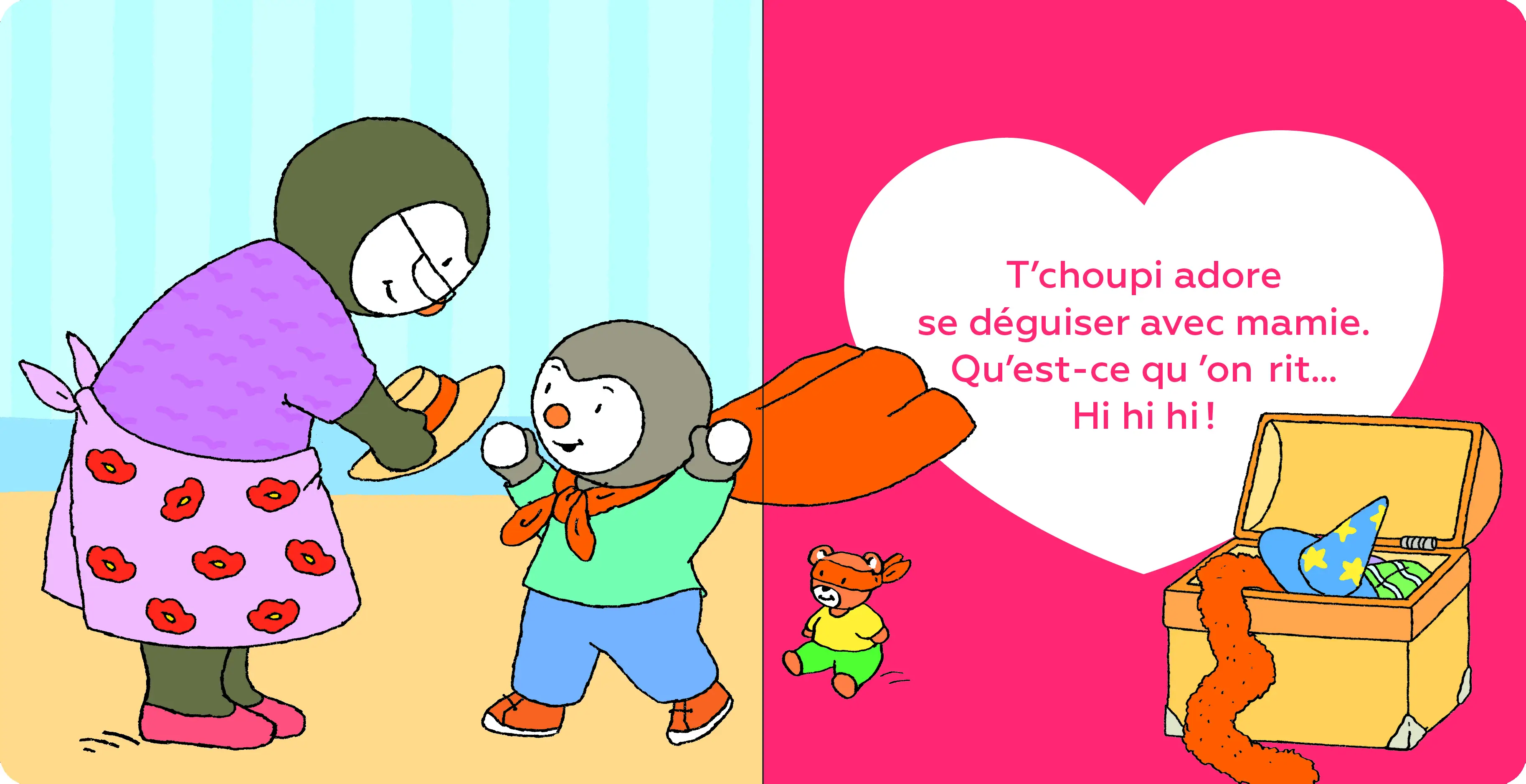 T'choupi aime mamie - Dès 2 ans - Livre d'éveil - 9782092589618 - page-interieure3